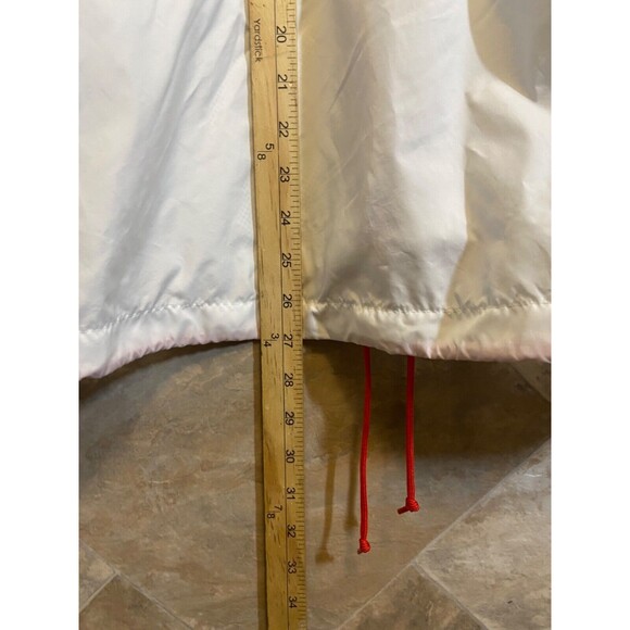 Columbia Women's Jacket Sz 1X Blue White Hooded Logo Flash Forward Windbreaker - Picture 14 of 15